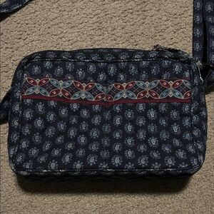 Vera Bradley Patterned Navy Crossbody Bag